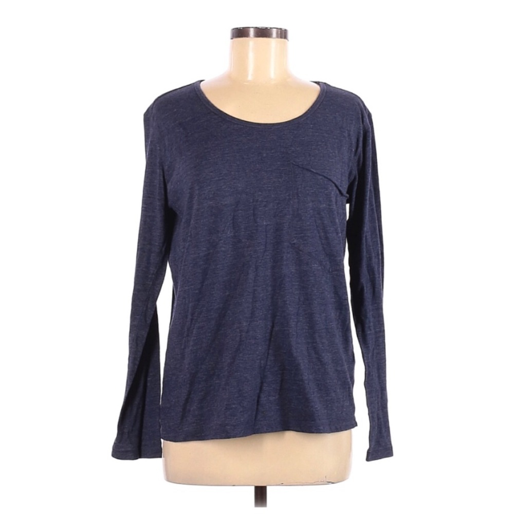 Charlotte Russe Casual Navy Shirt with Pocket